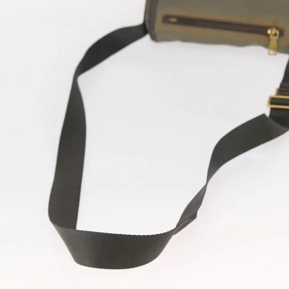 PRADA Shoulder Bag Nylon Khaki Gold Auth 154525 - Picture 8 of 16